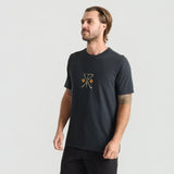 Yin Yang Forage Premium T Shirt - Washed Black