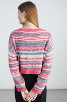 Striped Cropped Sweater