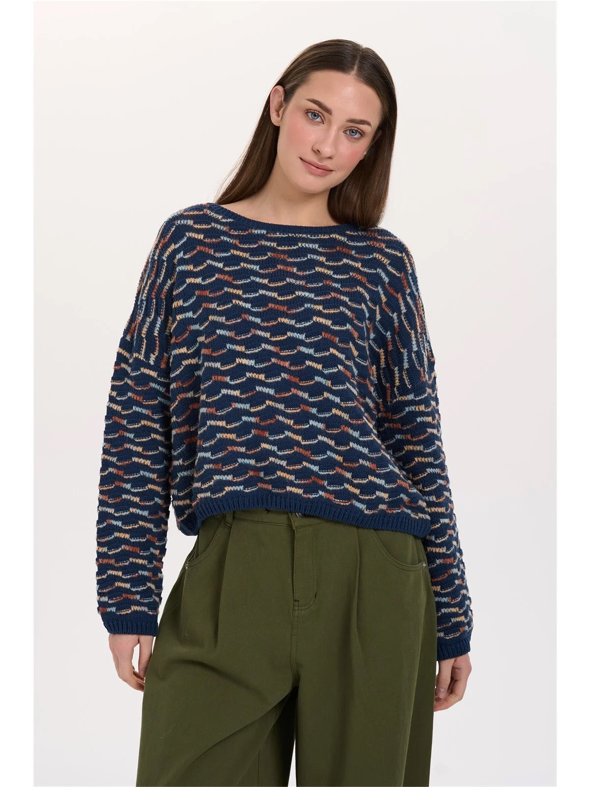 Wave Pullover - Blue