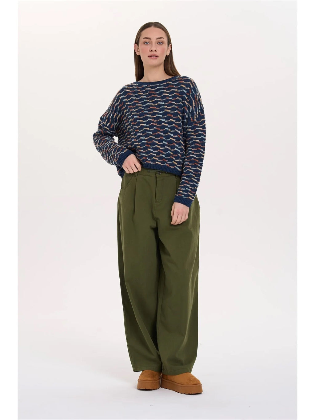 Wave Pullover - Blue