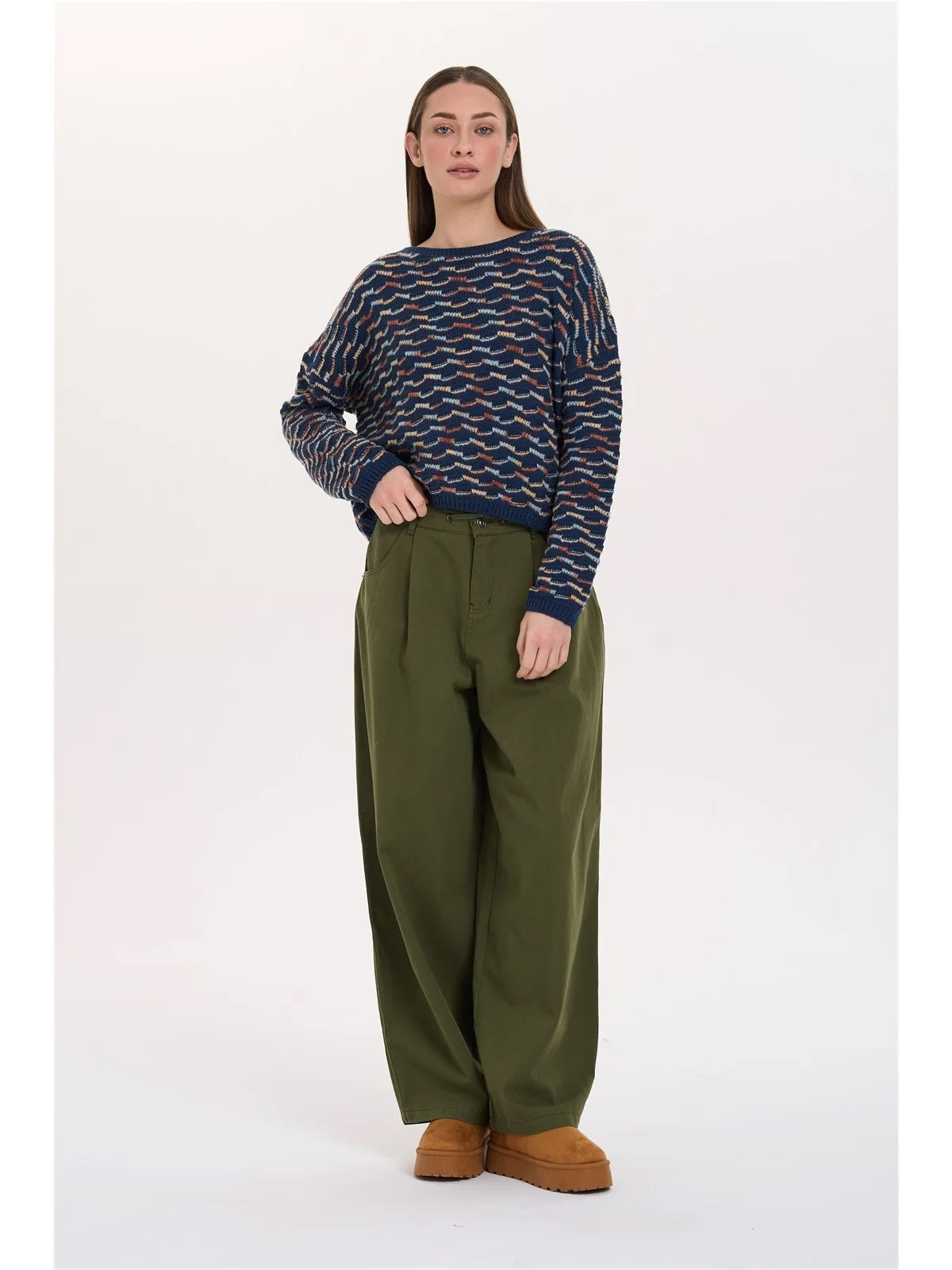 Wave Pullover - Blue