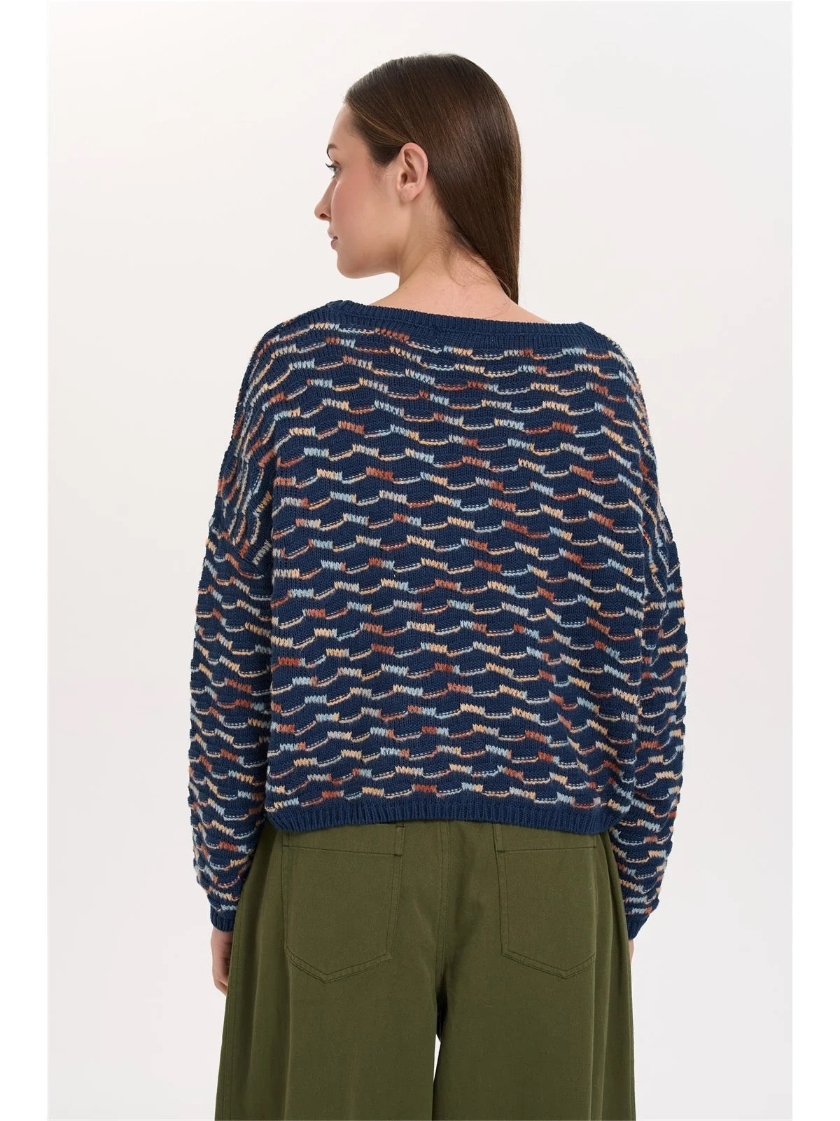 Wave Pullover - Blue