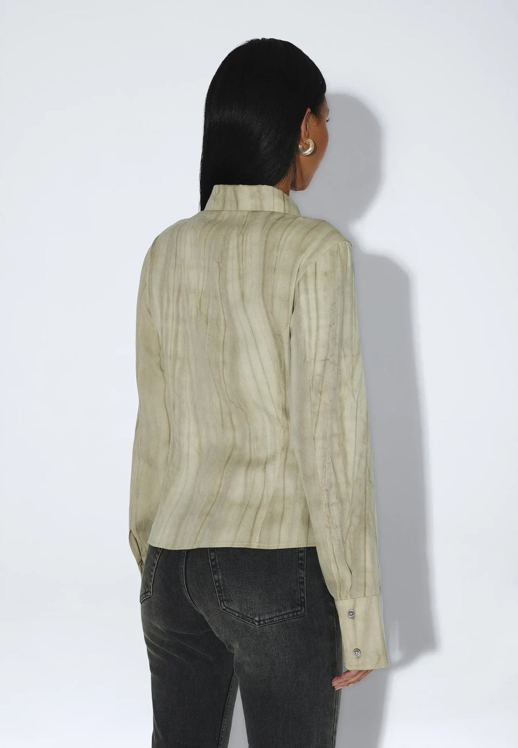 Mila Seam Shirt - Washed Beige