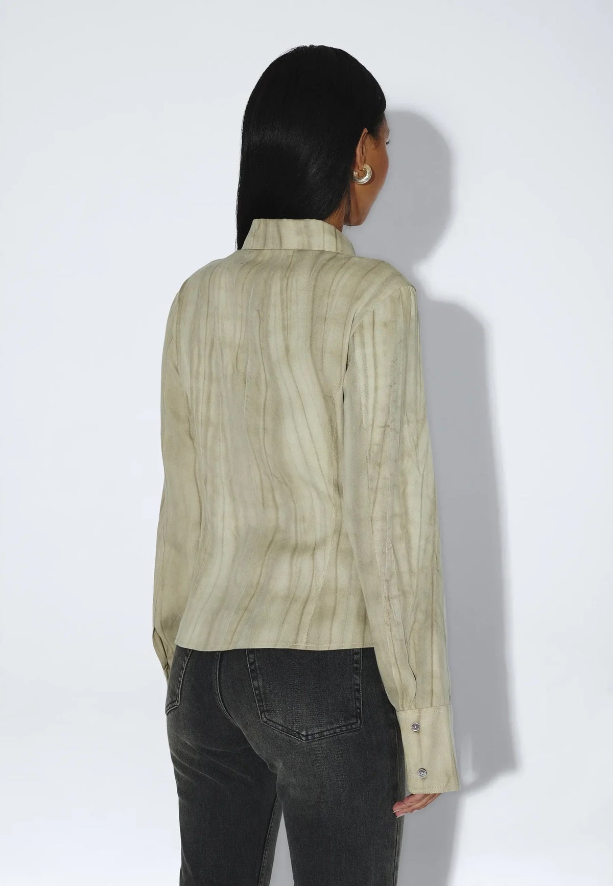 Mila Seam Shirt - Washed Beige