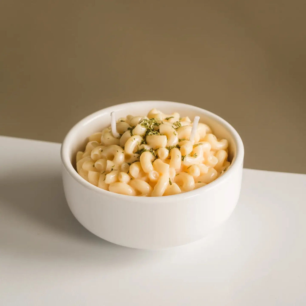 Macaroni & Cheese Candle Bowl