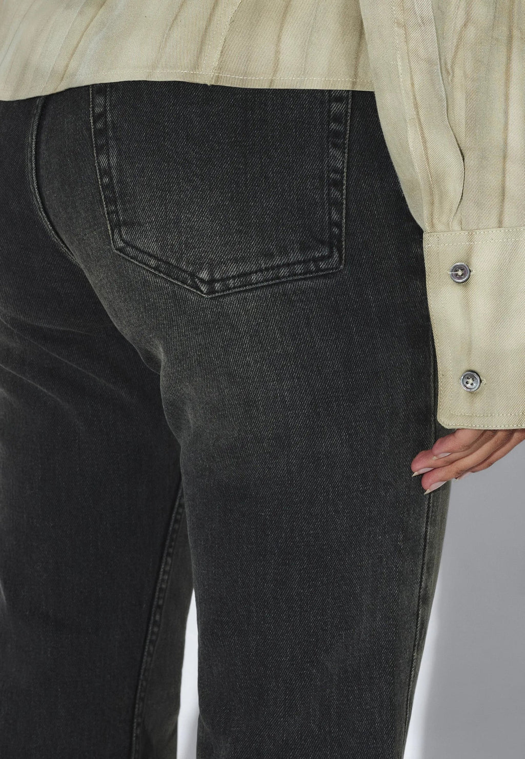 Mila Seam Shirt - Washed Beige