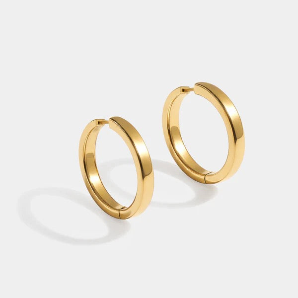 Flat Hoop Earring