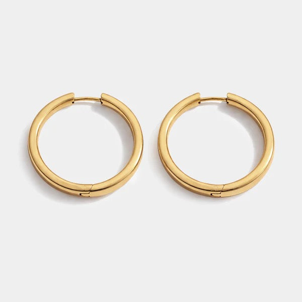 Flat Hoop Earring