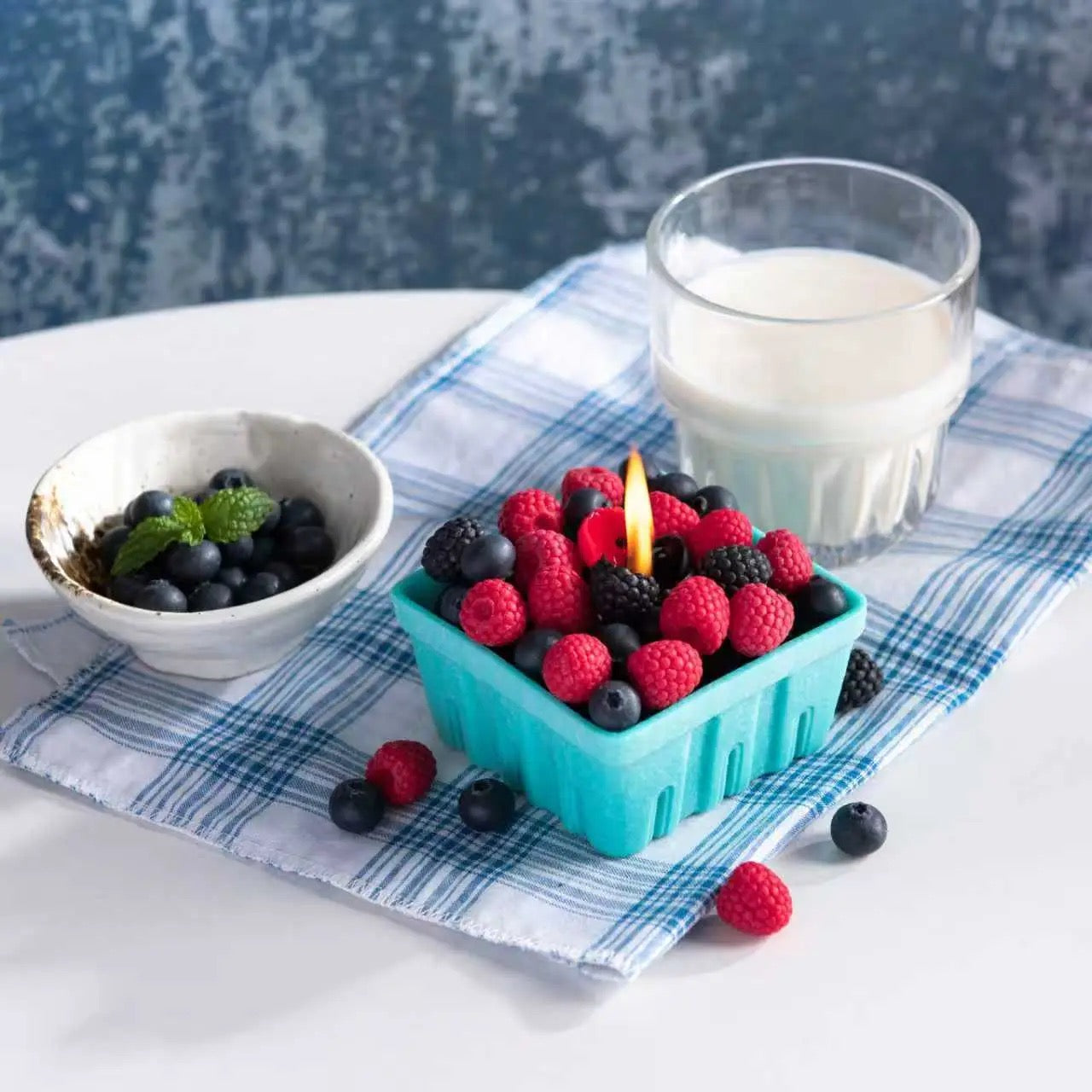 Mixed Berry Basket Candle Bowl