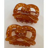 Pretzel Resin Hair Claw