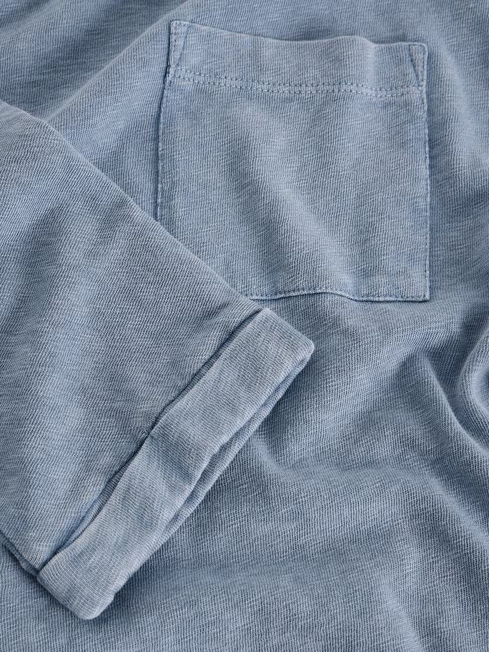 Demi Dolman Top - Mid Blue