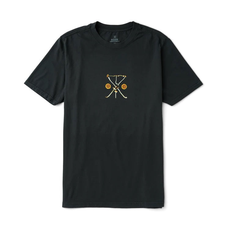 Yin Yang Forage Premium T Shirt - Washed Black
