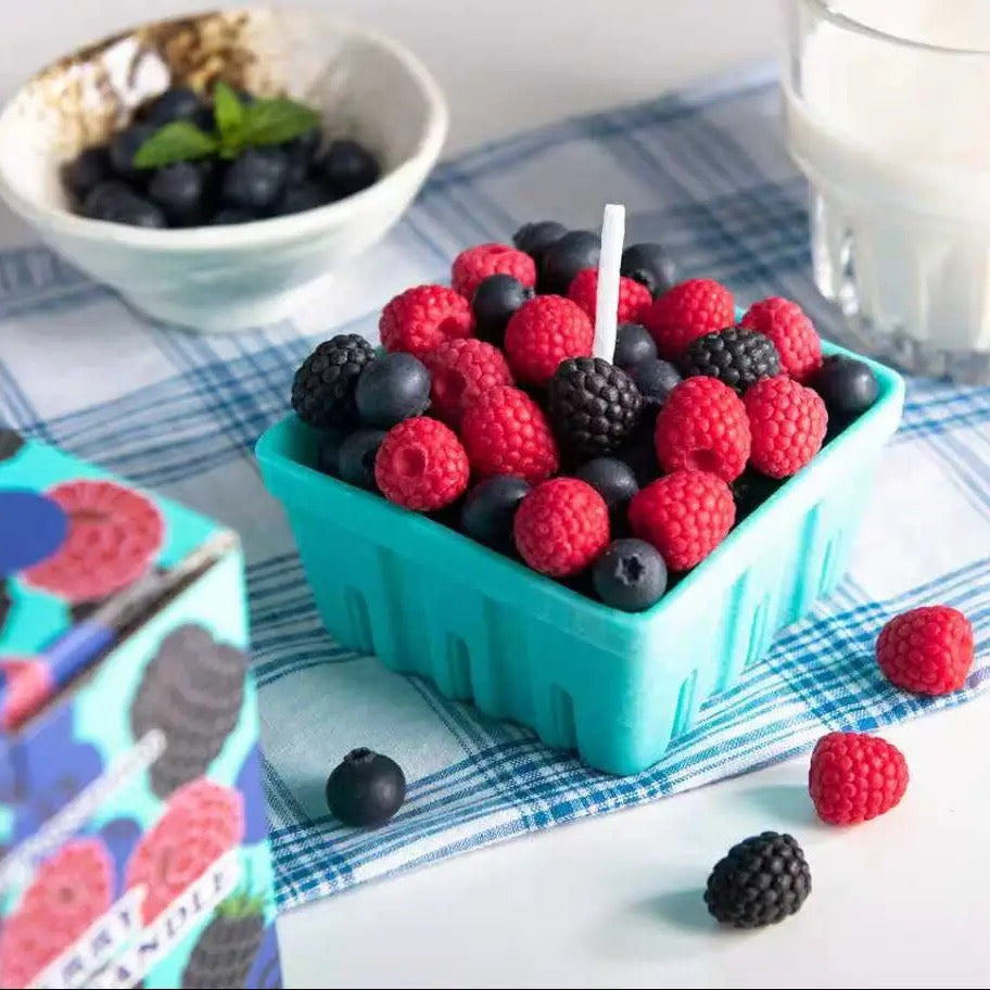Mixed Berry Basket Candle Bowl