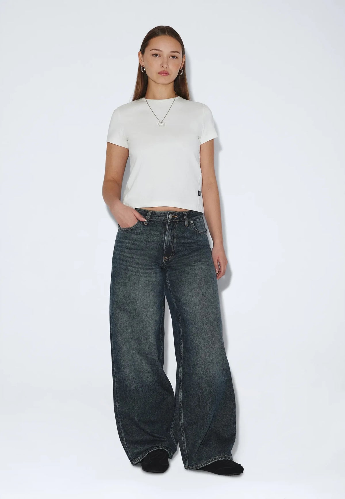 Ary Low Baggy Jean - Kodiak Dark Fade