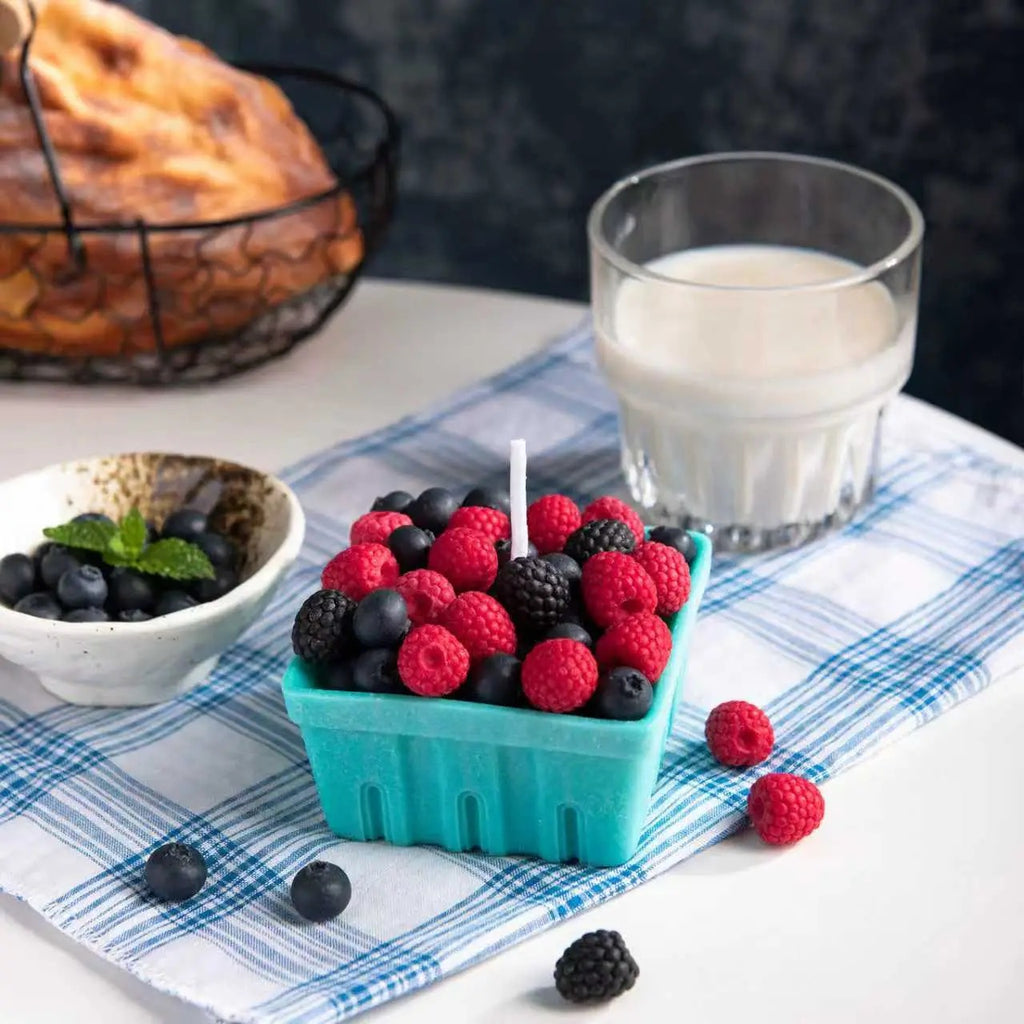 Mixed Berry Basket Candle Bowl