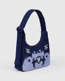 Mini Nylon Shoulder Bag - Western Appliqué