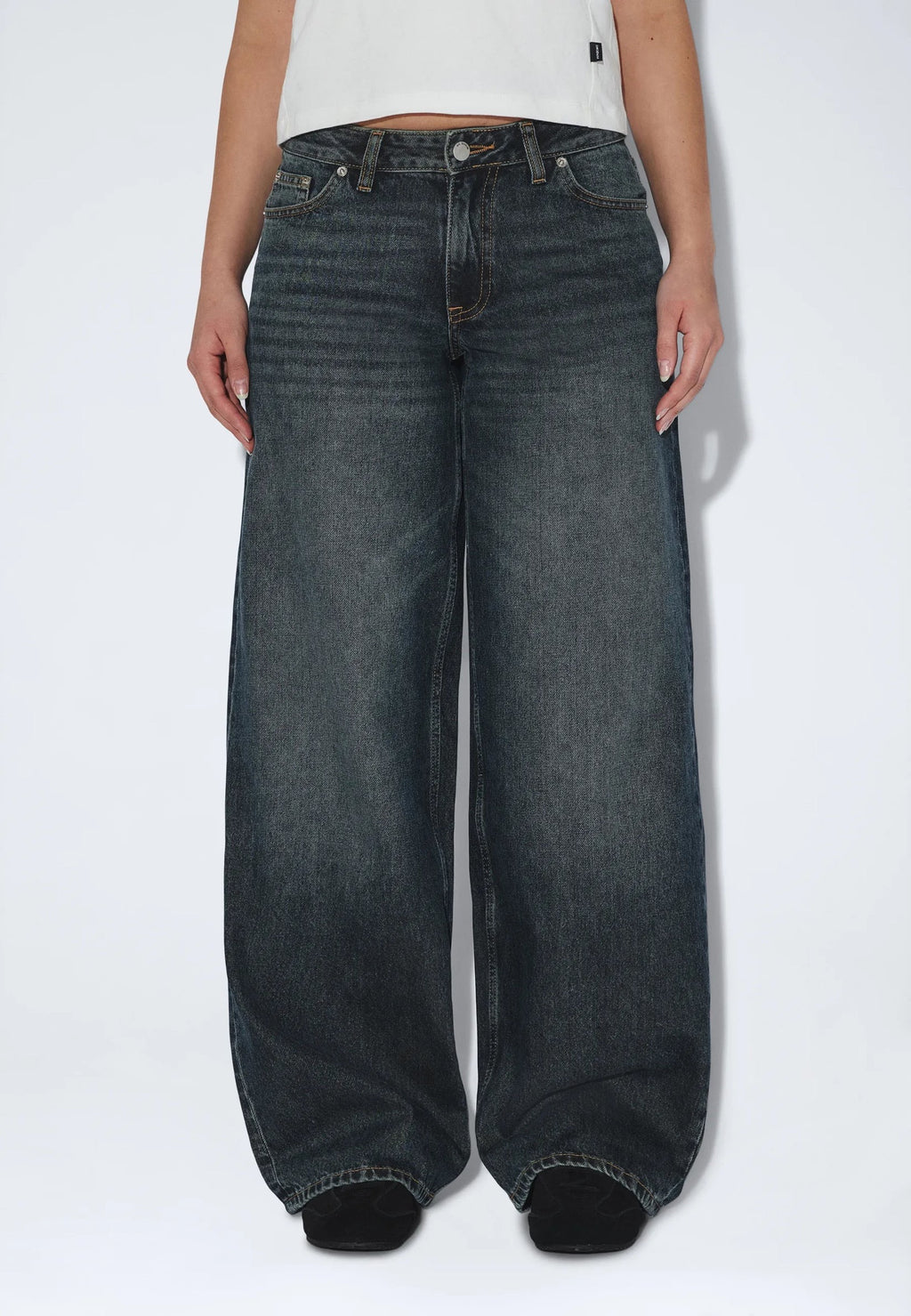 Ary Low Baggy Jean - Kodiak Dark Fade