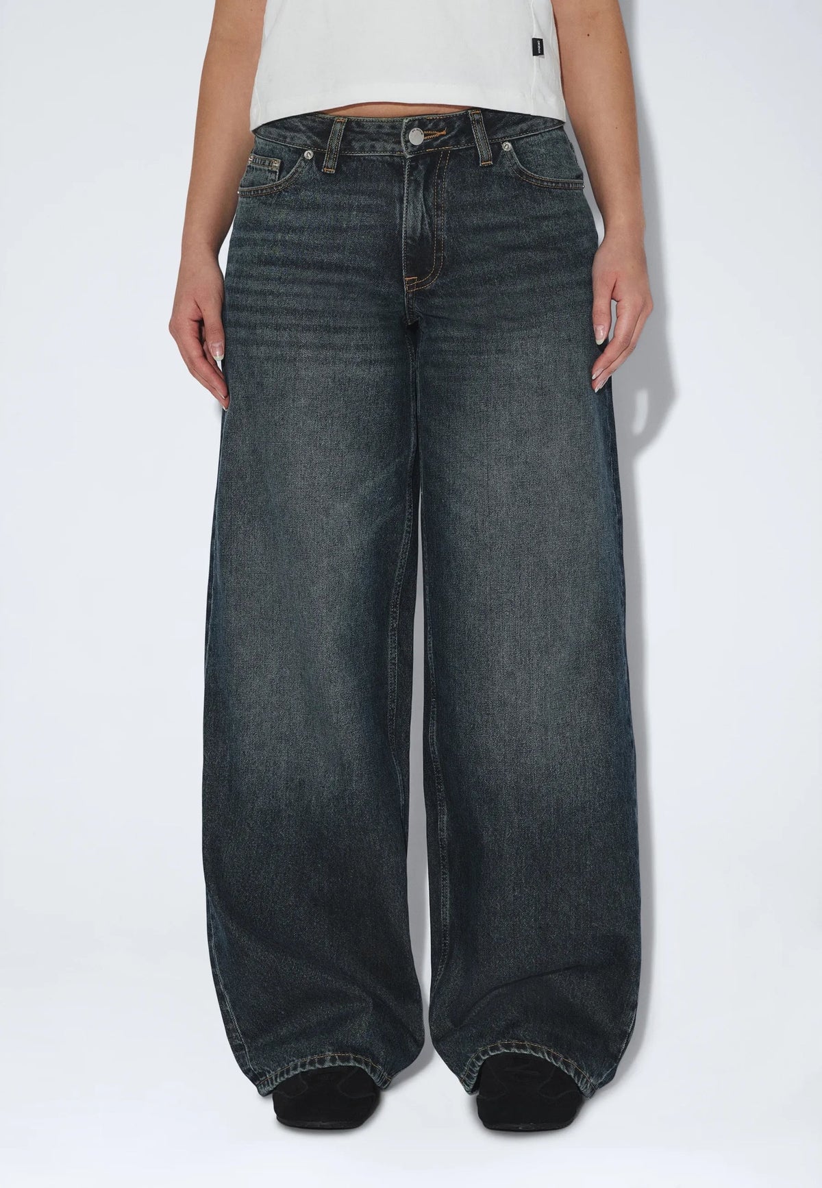 Ary Low Baggy Jean - Kodiak Dark Fade