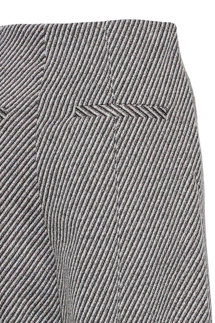 Kate Twillish Wide Pant - Black/White