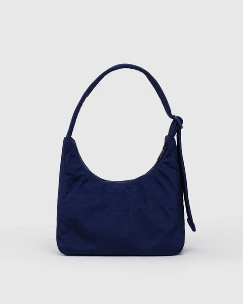 Mini Nylon Shoulder Bag - Black
