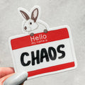 Chaos Bunny Sticker