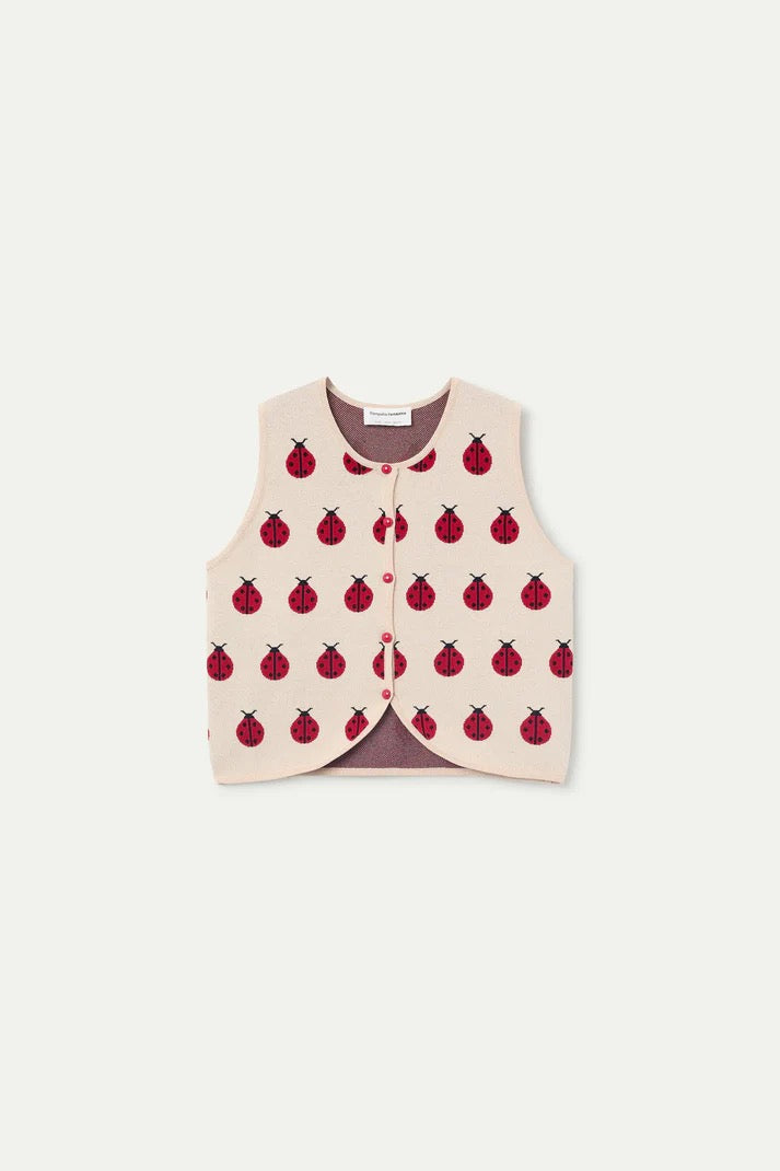 Red Coccinelle Vest