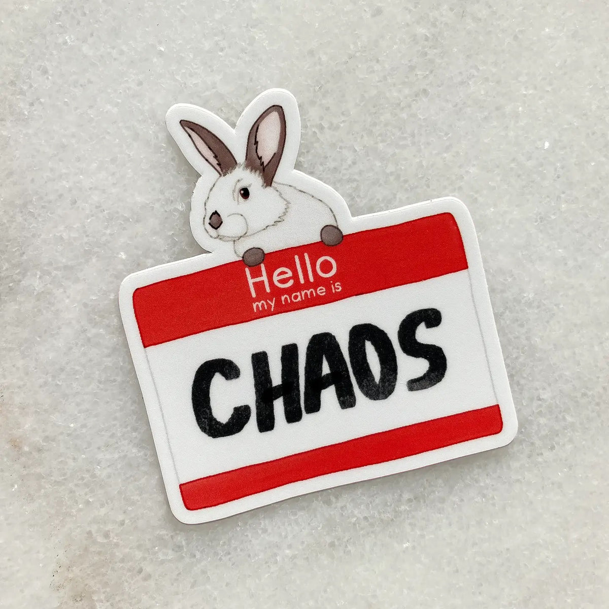 Chaos Bunny Sticker