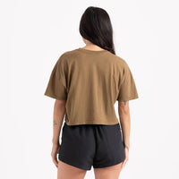 Earth Mystic Cropped Boxy Tee - Woodland