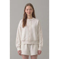 Pre Shrunk Stitched Cotton Terry Cardigan