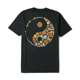 Yin Yang Forage Premium T Shirt - Washed Black
