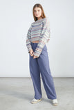 Striped Cropped Sweater