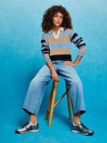 Rochelle Rugby Jumper - Blue Multi