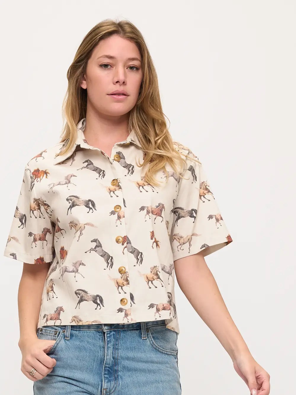Horse Print Shirt