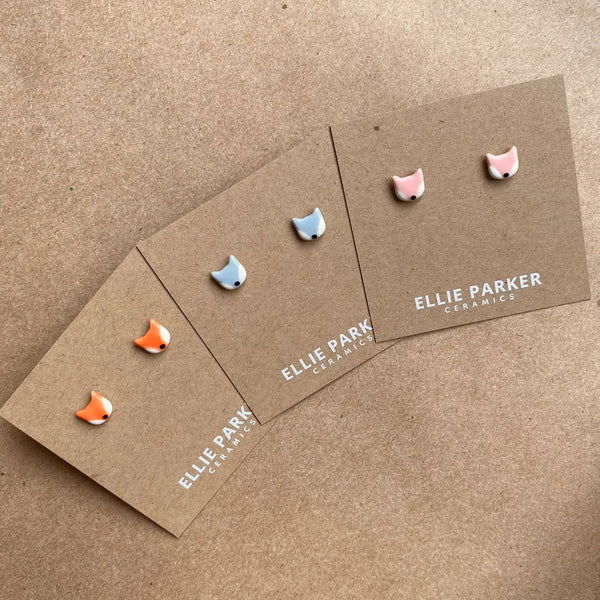 Mr Foxy Cleopatra Ceramic Fox Earrings