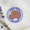 House Hippo Sticker