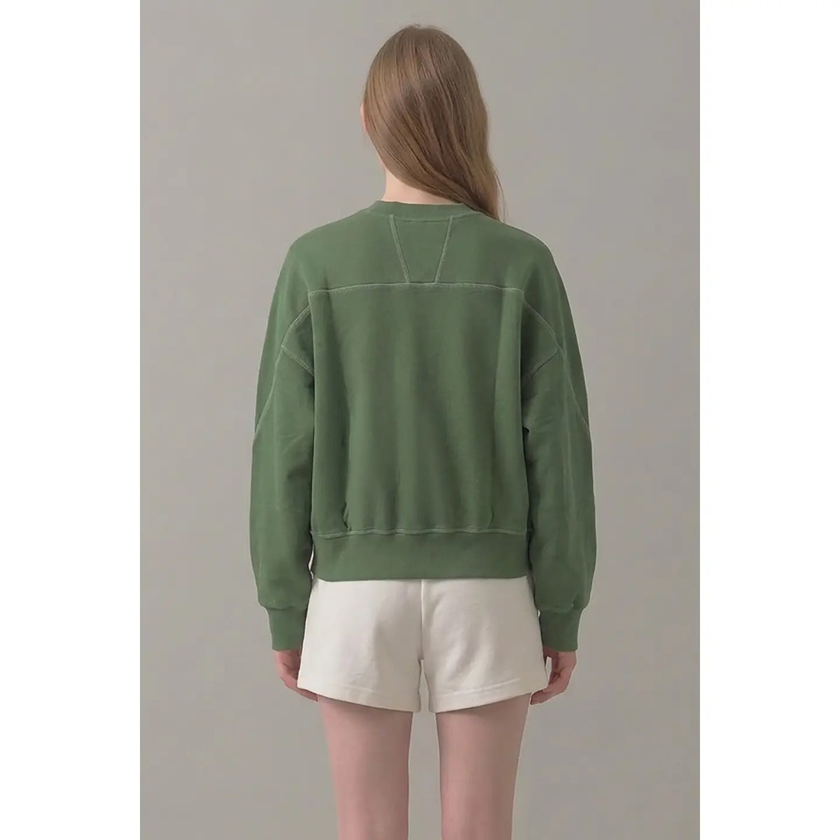 Pre Shrunk Stitched Cotton Terry Cardigan