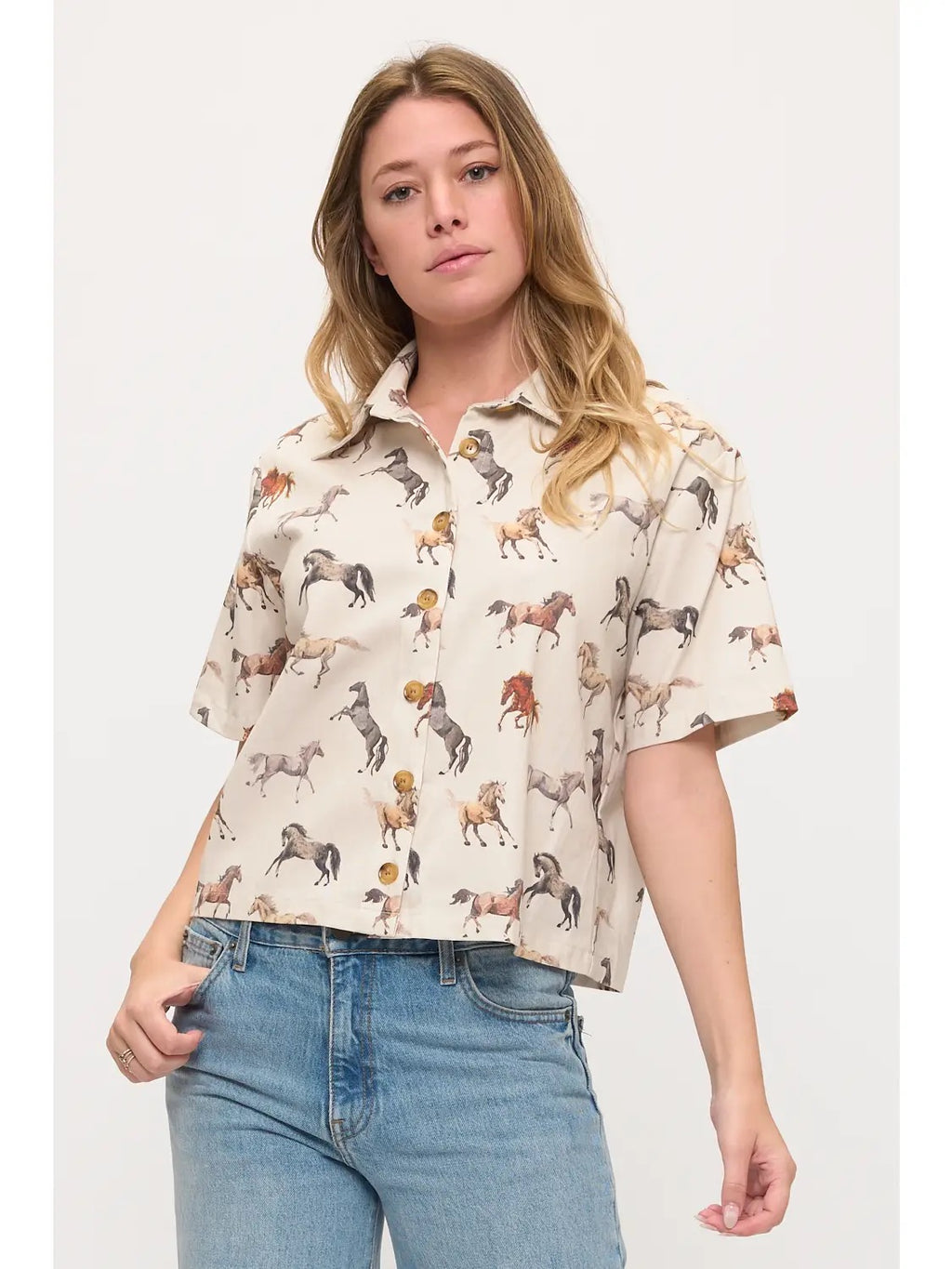 Horse Print Shirt