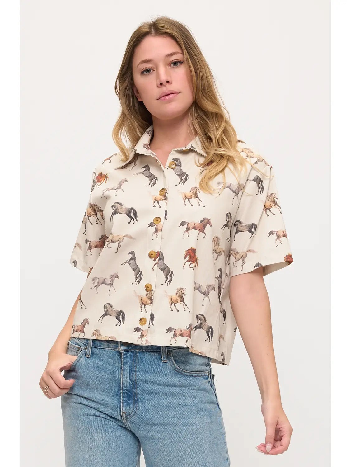 Horse Print Shirt