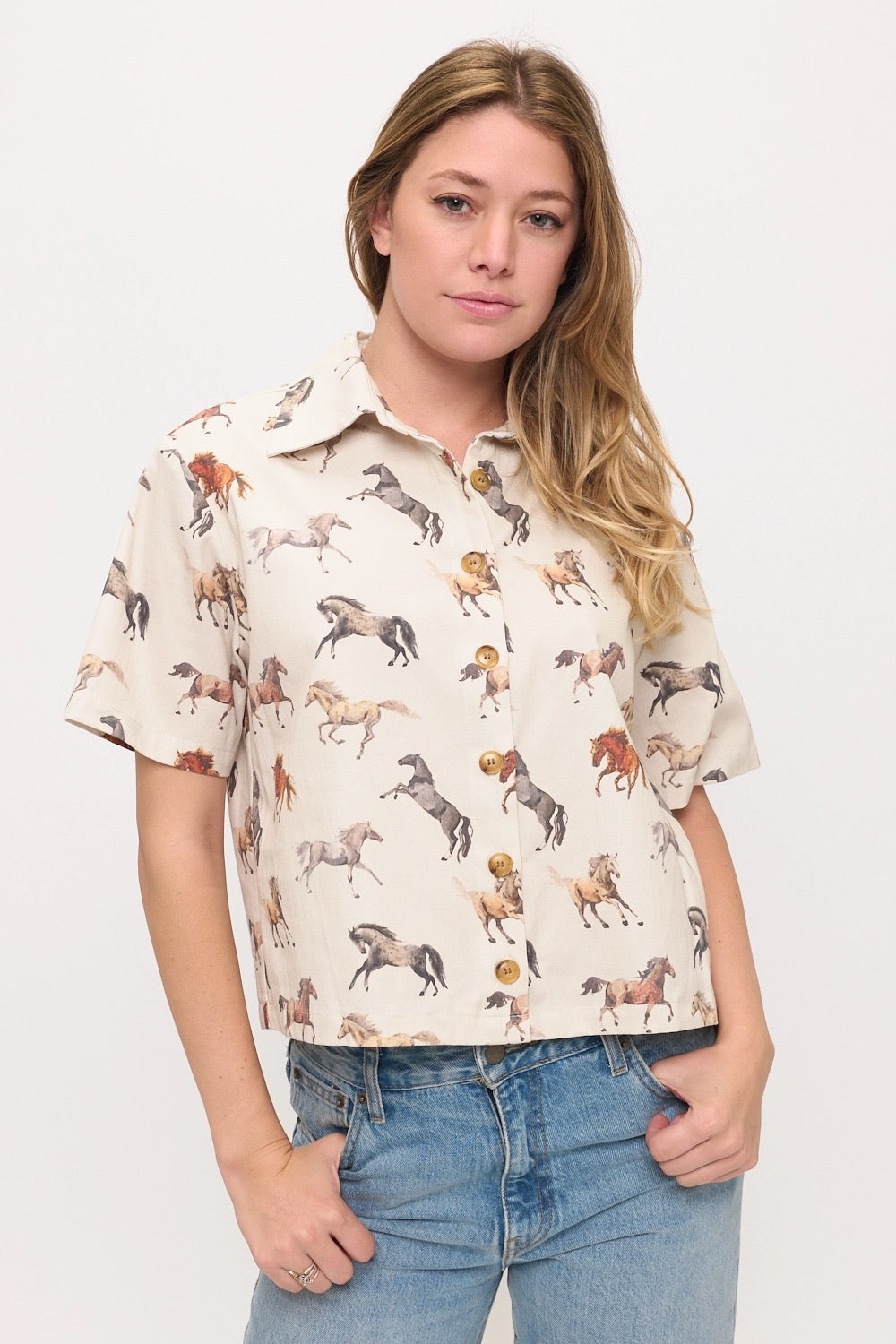 Horse Print Shirt