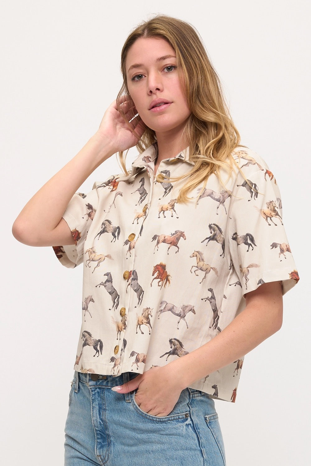 Horse Print Shirt