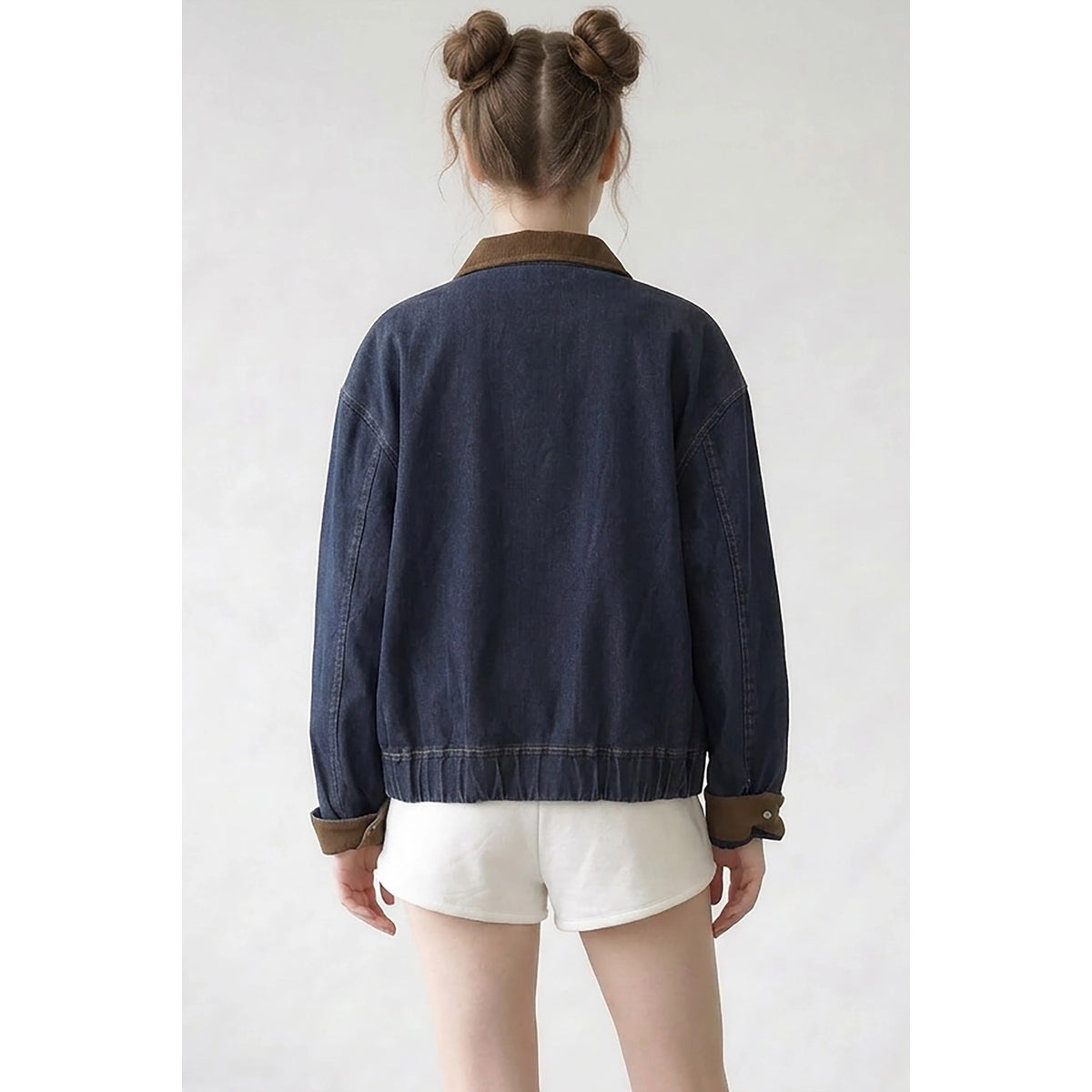 Raw Denim Contrast Jacket