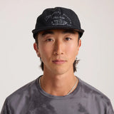 Mathis 5 Panel Strapback Hat - Chaos Black