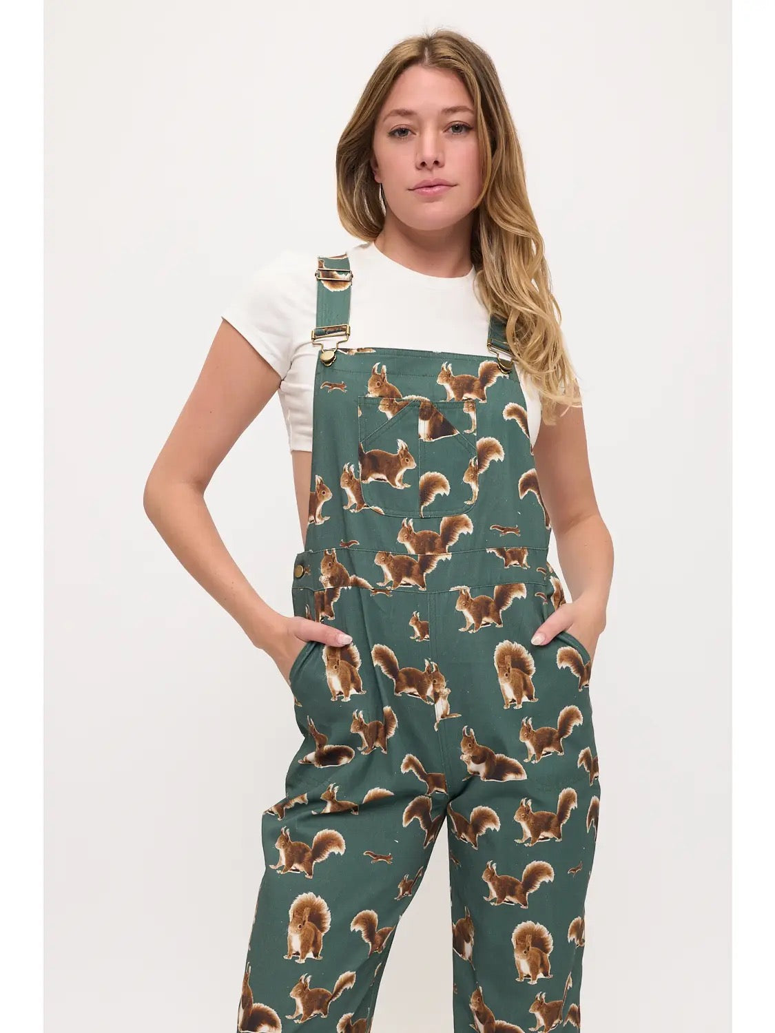 Squirrel Overalls