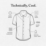 Bless Up Breathable Stretch Shirt - Deep Sea