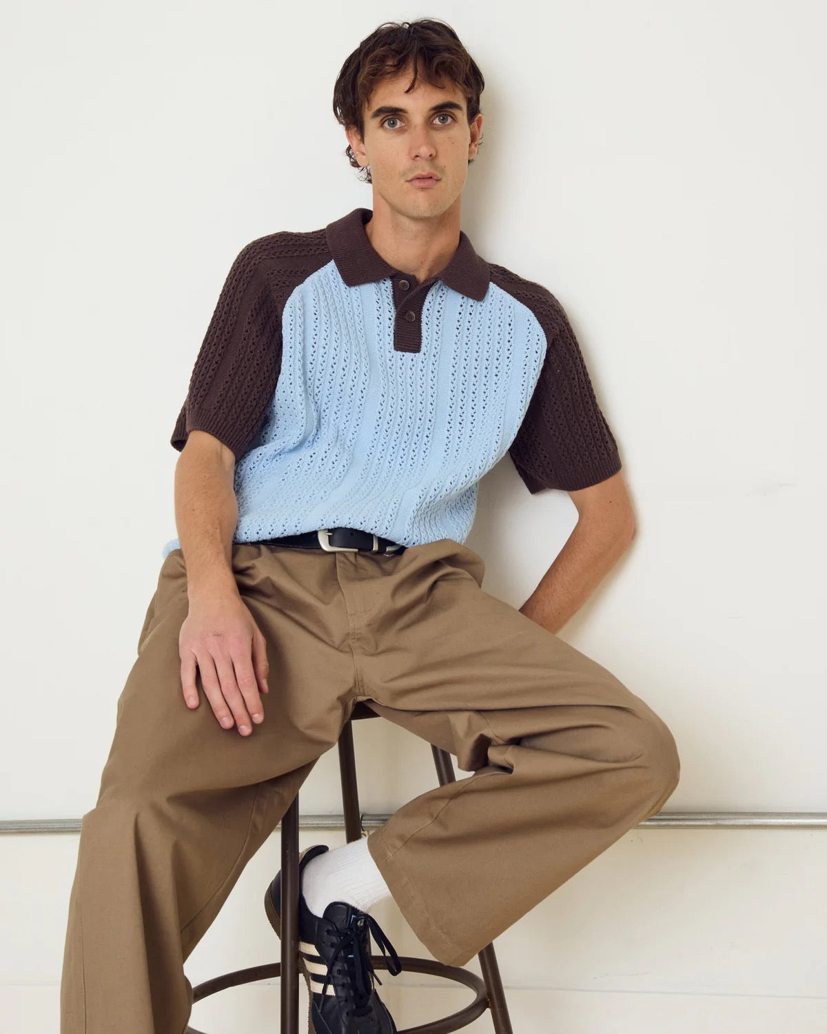 Abel Polo Sweater - Skyway Multi