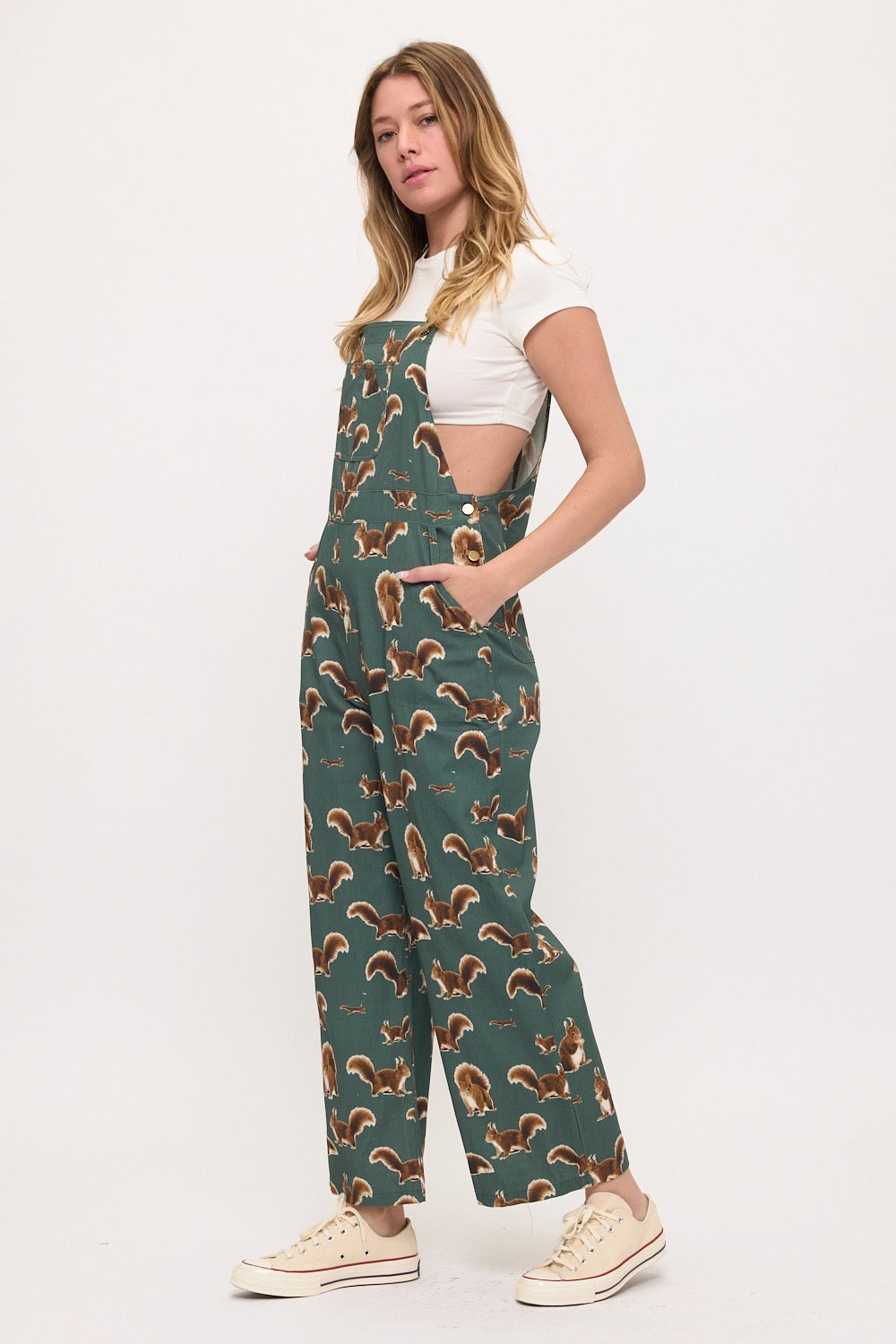 Squirrel Overalls