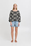 Bandie Cardigan - Birch With Black