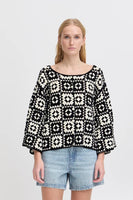 Bandie Cardigan - Birch With Black