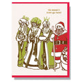 He Doesn't Even Go Here Greeting Card