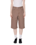 Karina Long Denim Shorts - Walnut